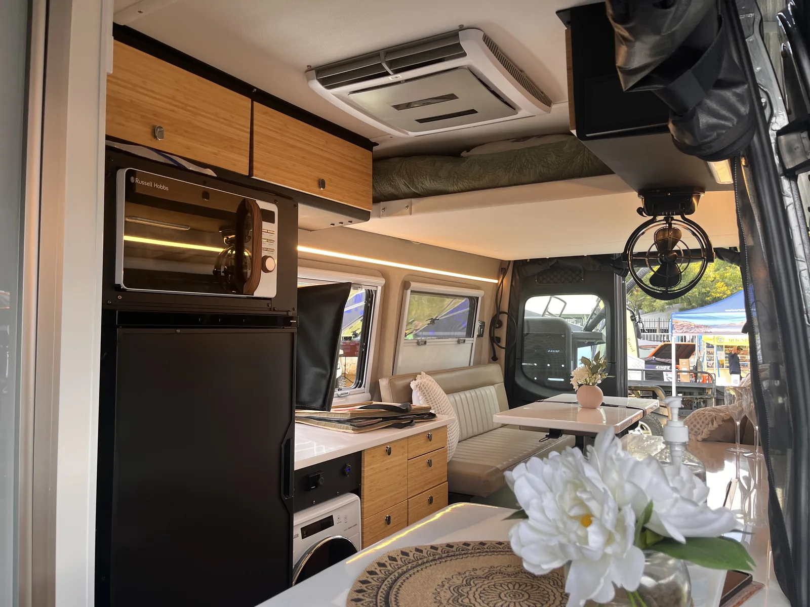 The Kimberley Kruiswagen on show - a true 4x4 motorhome you drive straight to camp.